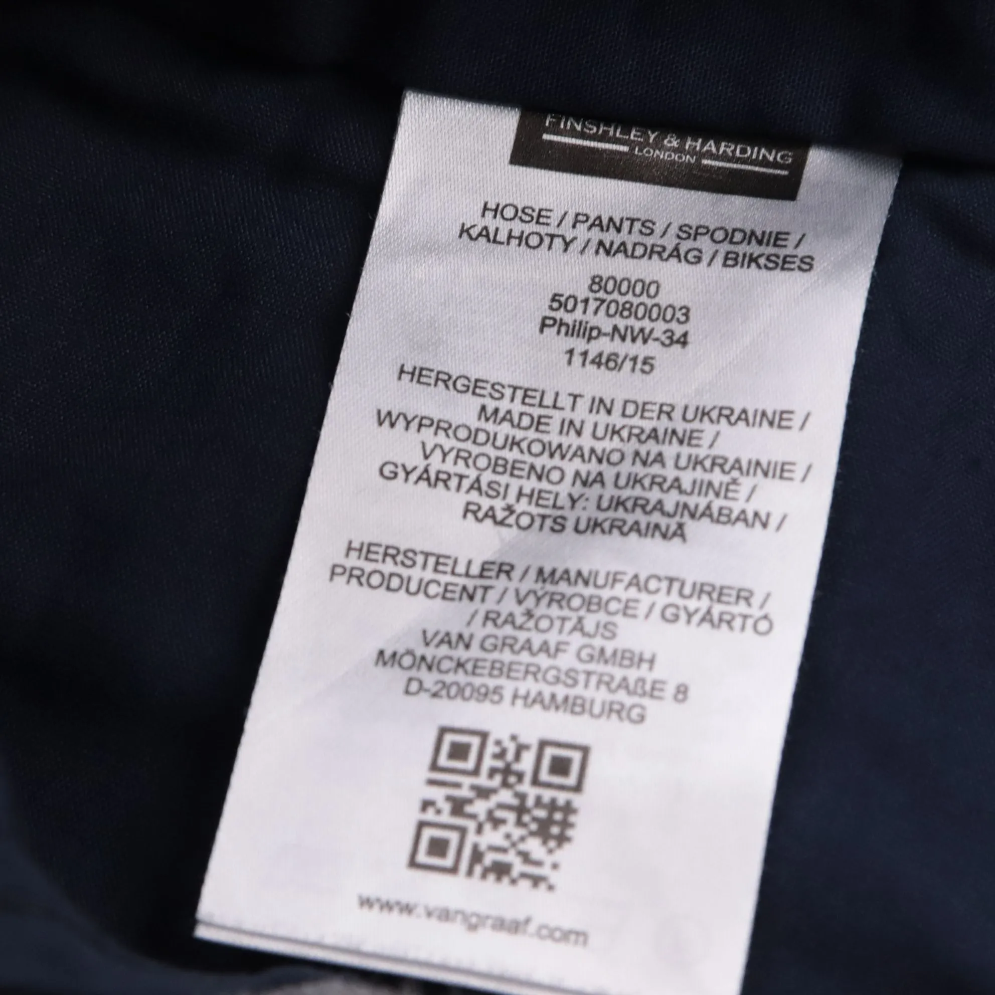 брюки Finshley & Harding